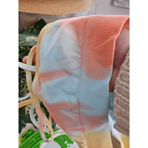 Seamless Womens Sports Bra stretchy Tie Dye Y2k - Picture 8 of 8